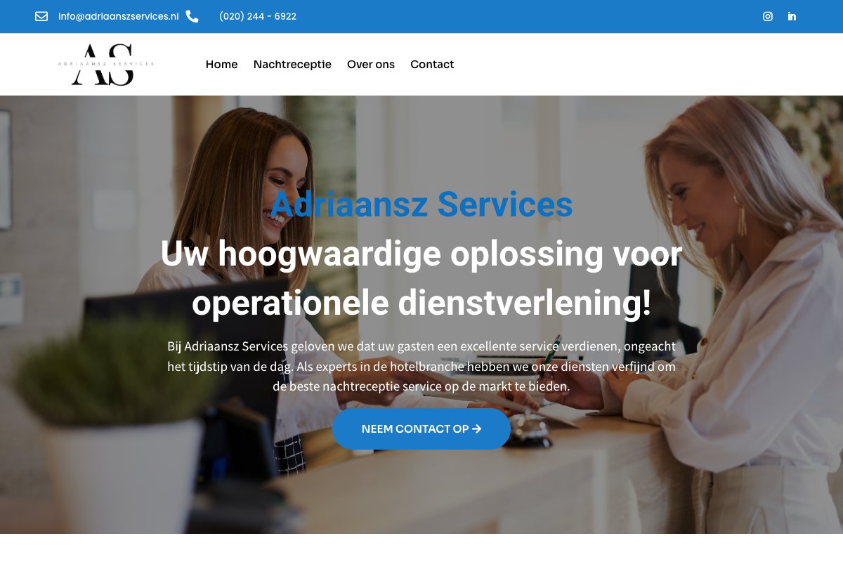 Adriaans Services - Dienstverlening Platform